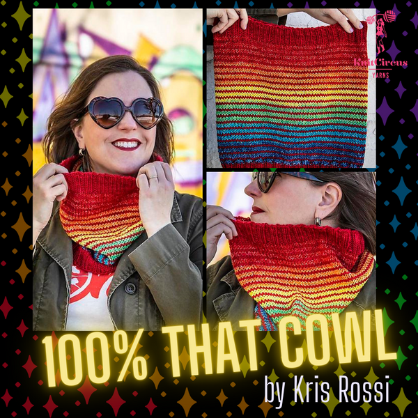 100% That Cowl Yarn Pack, pattern not included, dyed to order