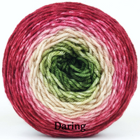 Knitcircus Yarns: All I Want for Christmas Panoramic Gradient, ready to ship yarn