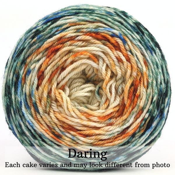 Knitcircus Yarns: Country Roads Impressionist, dyed to order yarn