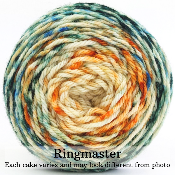 Knitcircus Yarns: Country Roads Impressionist, dyed to order yarn