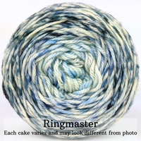 Knitcircus Yarns: Cumulonimbus Impressionist Gradient, ready to ship yarn