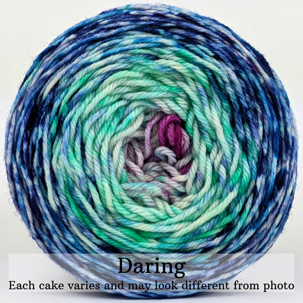 Knitcircus Yarns: Dance of the Moonlight Jellies Impressionist, ready to ship yarn