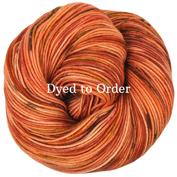 Knitcircus Yarns: The Great Pumpkin Speckled Skeins, dyed to order yarn