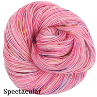 Knitcircus Yarns: Jellyfish Fields Speckled Skeins, dyed to order yarn