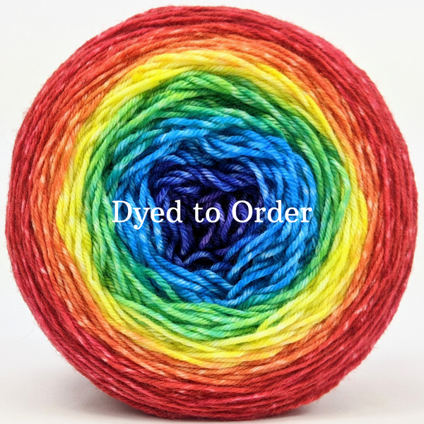 Knitcircus Yarns Love Is Love Panoramic Gradient, dyed to order yarn