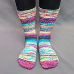 Knitcircus Yarns: Paint the Town Modernist Matching Socks Set, dyed to order yarn