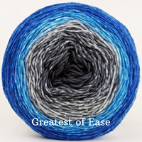 Knitcircus Yarns: Fear is the Mind Killer Panoramic Gradient, ready to ship yarn