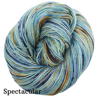 Knitcircus Yarns: Salty Spitoon Speckled Skeins, ready to ship yarn