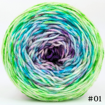 Knitcircus Yarns: Top Scarer 100g Impressionist Gradient, Daring, choose your cake, ready to ship yarn
