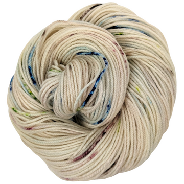 Knitcircus Yarns: Vintage 100g Speckled Handpaint skein, Divine, ready to ship yarn