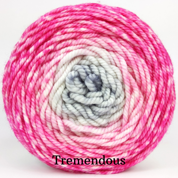 Knitcircus Yarns: Think Pink! Gradient, ready to ship yarn