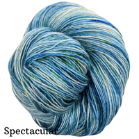 Knitcircus Yarns: Cliffs of Moher Speckled Skeins, ready to ship yarn