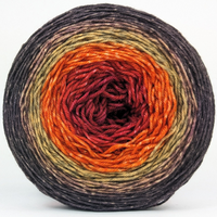 Knitcircus Yarns: Mount Doom 150g Panoramic Gradient, Greatest of Ease, ready to ship