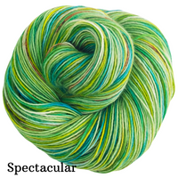 Knitcircus Yarns: One In Chameleon Speckled Handpaint Skeins, dyed to order yarn