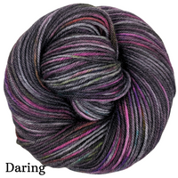 Knitcircus Yarns: Rainbow in the Dark Speckled Skeins, ready to ship