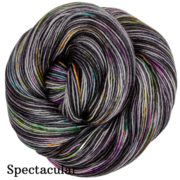 Knitcircus Yarns: Rainbow in the Dark Speckled Skeins, ready to ship