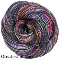 Knitcircus Yarns: Rainbow in the Dark Speckled Skeins, ready to ship