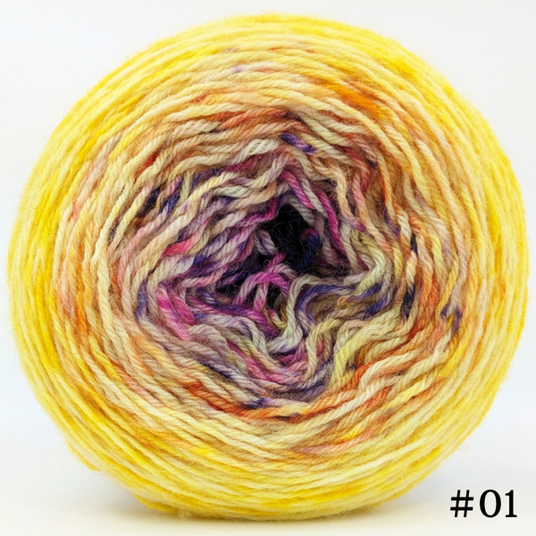 Knitcircus Yarns: Almost Paradise 100g Impressionist Gradient, Breathtaking BFL, choose your cake, ready to ship yarn