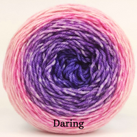 Knitcircus Yarns: Whirlwind Romance Gradient, ready to ship yarn