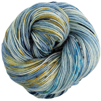 Knitcircus Yarns: You Can't Tuna Fish 100g Speckled Handpaint skein, Breathtaking BFL, ready to ship yarn
