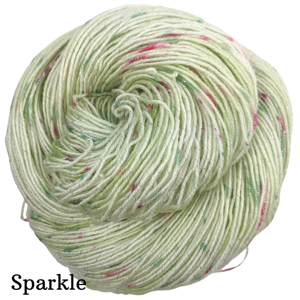 Knitcircus Yarns: Sleigh Ride Speckled Skeins, ready to ship yarn