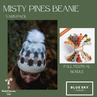 Misty Pines Beanie Yarn Pack, ready to ship