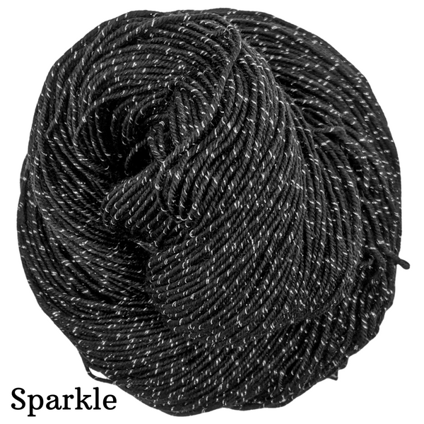 Knitcircus Yarns: Quoth the Raven Semi-Solid skeins, ready to ship yarn