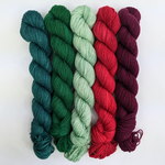 Knitcircus Yarns: Santa's Workshop Skein Bundle, various bases and sizes, dyed to order