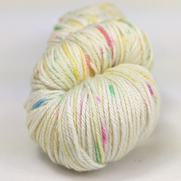 Knitcircus Yarns: Make Believe 100g Speckled Handpaint skein, Parasol, ready to ship yarn - SALE