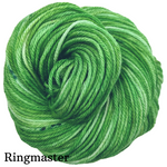 Knitcircus Yarns: Lucky Charm Speckled Skeins, ready to ship yarn