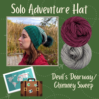 Solo Adventure Hat Yarn Pack, pattern not included, dyed to order