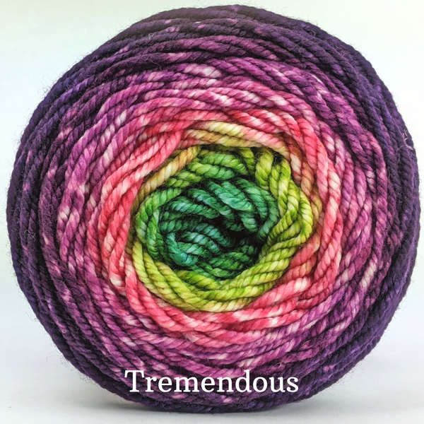 Knitcircus Yarns: Just Beet It Panoramic Gradient, ready to ship yarn