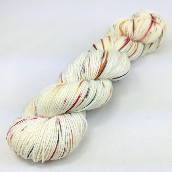 Knitcircus Yarns: Cute as a Bug Speckled Skeins, ready to ship yarn