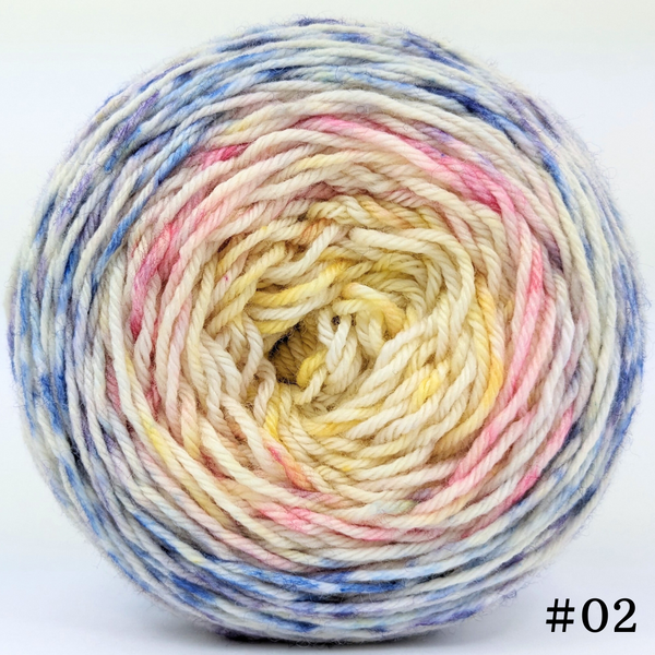 Knitcircus Yarns: Bundle of Joy 100g Impressionist Gradient, Daring, choose your cake, ready to ship yarn