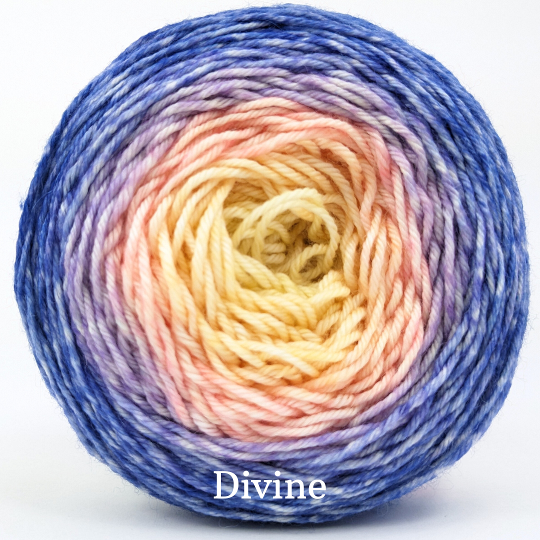 Knitcircus Yarns: Rise and Shine Panoramic Gradient, dyed to order yar