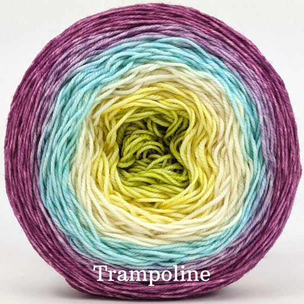 Knitcircus Yarns: Twitterpated Panoramic Gradient, ready to ship yarn