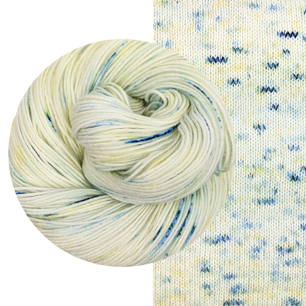 Knitcircus Yarns: Cultured Speckled Skeins, ready to ship yarn