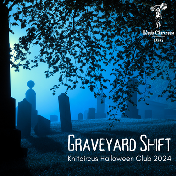 Knitcircus Yarns: Halloween Club 2024- Graveyard Shift Gradient - 1 Package