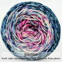 Knitcircus Yarns: Hey Jude Impressionist, dyed to order yarn