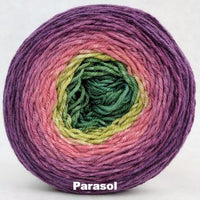 Knitcircus Yarns: Just Beet It Panoramic Gradient, ready to ship yarn