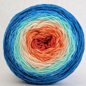Knitcircus Yarns: Surfer Girl Gradient, ready to ship yarn