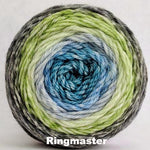 Knitcircus Yarns: Growing Like A Weed Panoramic Gradient, ready to ship yarn