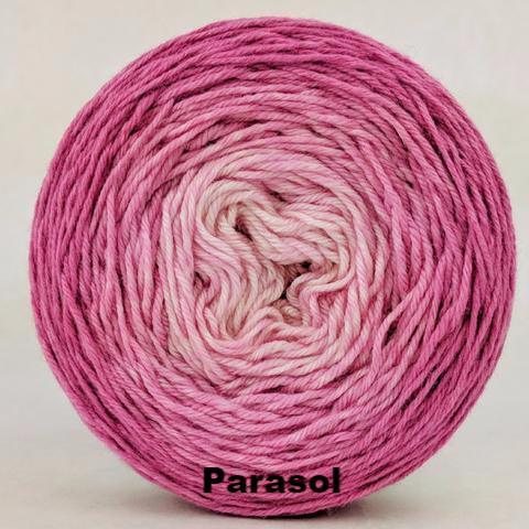Knitcircus Yarns: A Rose by Any Other Name Chromatic Gradient, ready to ship yarn