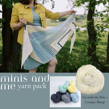 Minis and Me Yarn Pack, pattern not included, ready to ship