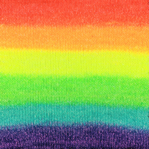 Knitcircus Yarns: Rainbow Road Panoramic Gradient Matching Socks Set (medium), Breathtaking BFL, ready to ship yarn