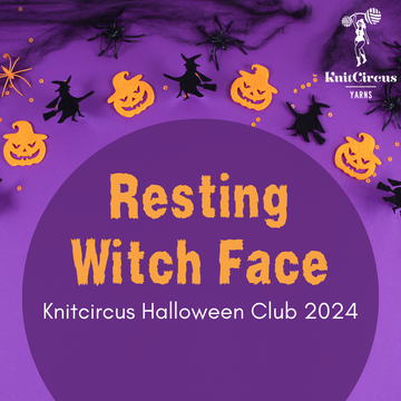 Knitcircus Yarns: Halloween Club 2024 - Resting Witch Face Speckle- 1 Package