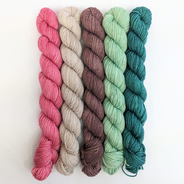 Knitcircus Yarns: Cottagecore Skein Bundle, various bases and sizes, ready to ship