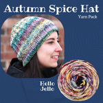 Autumn Spice Hat Yarn Pack, pattern not included, ready to ship