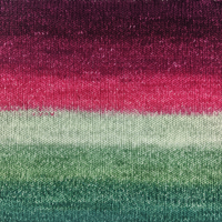 Knitcircus Yarns: Sleigh Ride Panoramic Gradient, ready to ship yarn