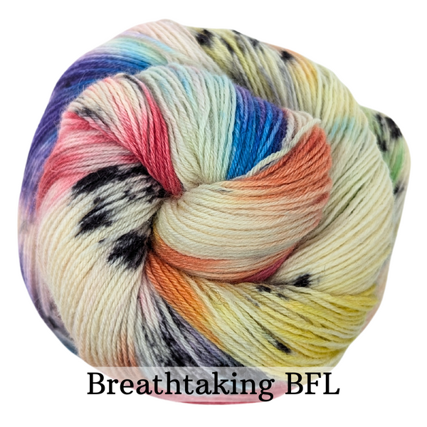 Knitcircus Yarns: The First Pride Was a Riot Speckled Skeins, dyed to order yarn